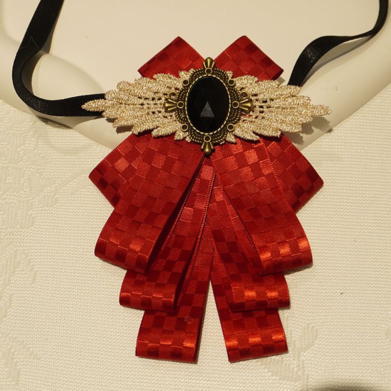 Dangle Wedding Party Bow Tie Women/Men Ribbon Pre Tied Neck Tie Adustable, Tied Bow Tie Luxury Decorative Suit โ image 2