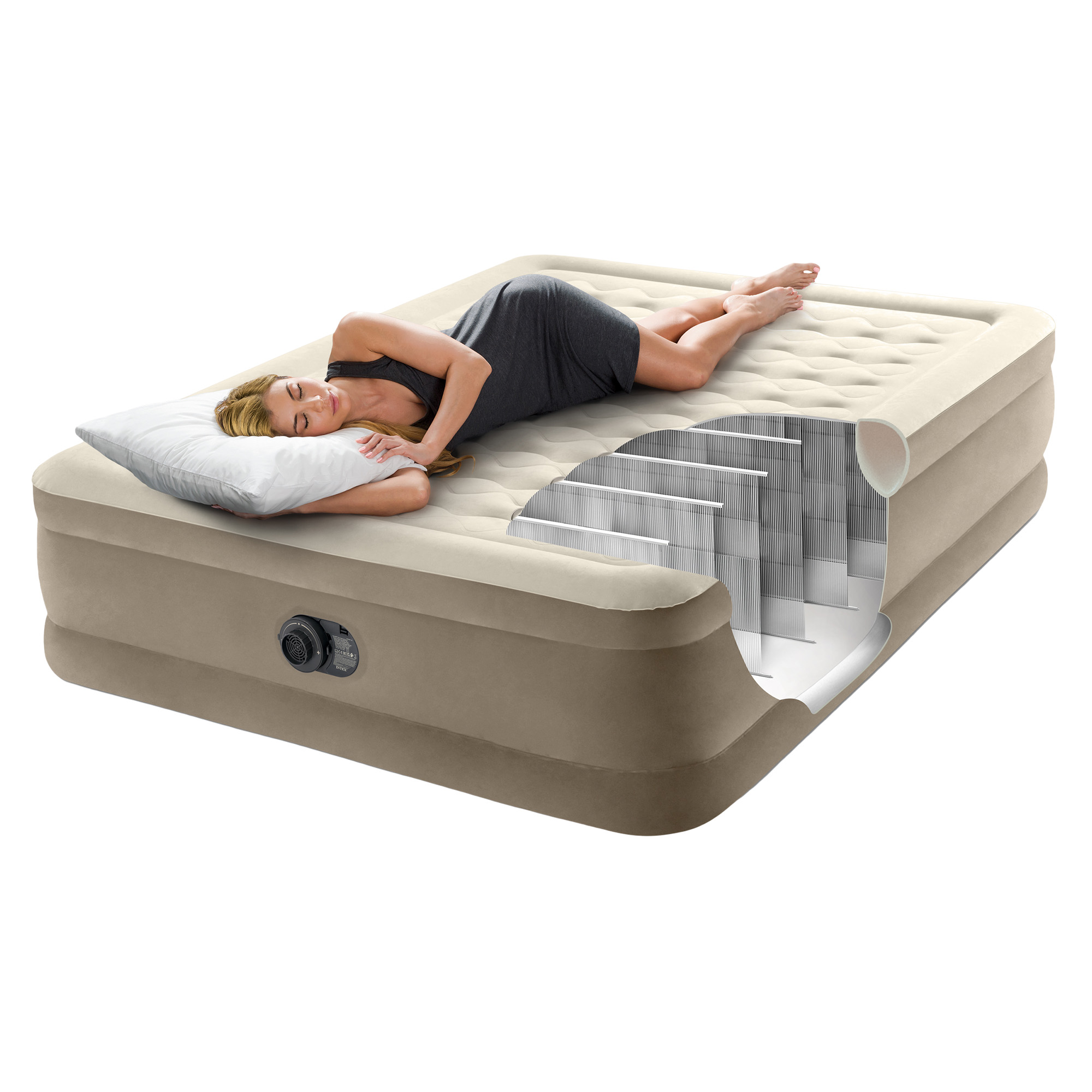 Intex Dura-Beam® Deluxe Queen Ultra Plush Air Mattress — image 5