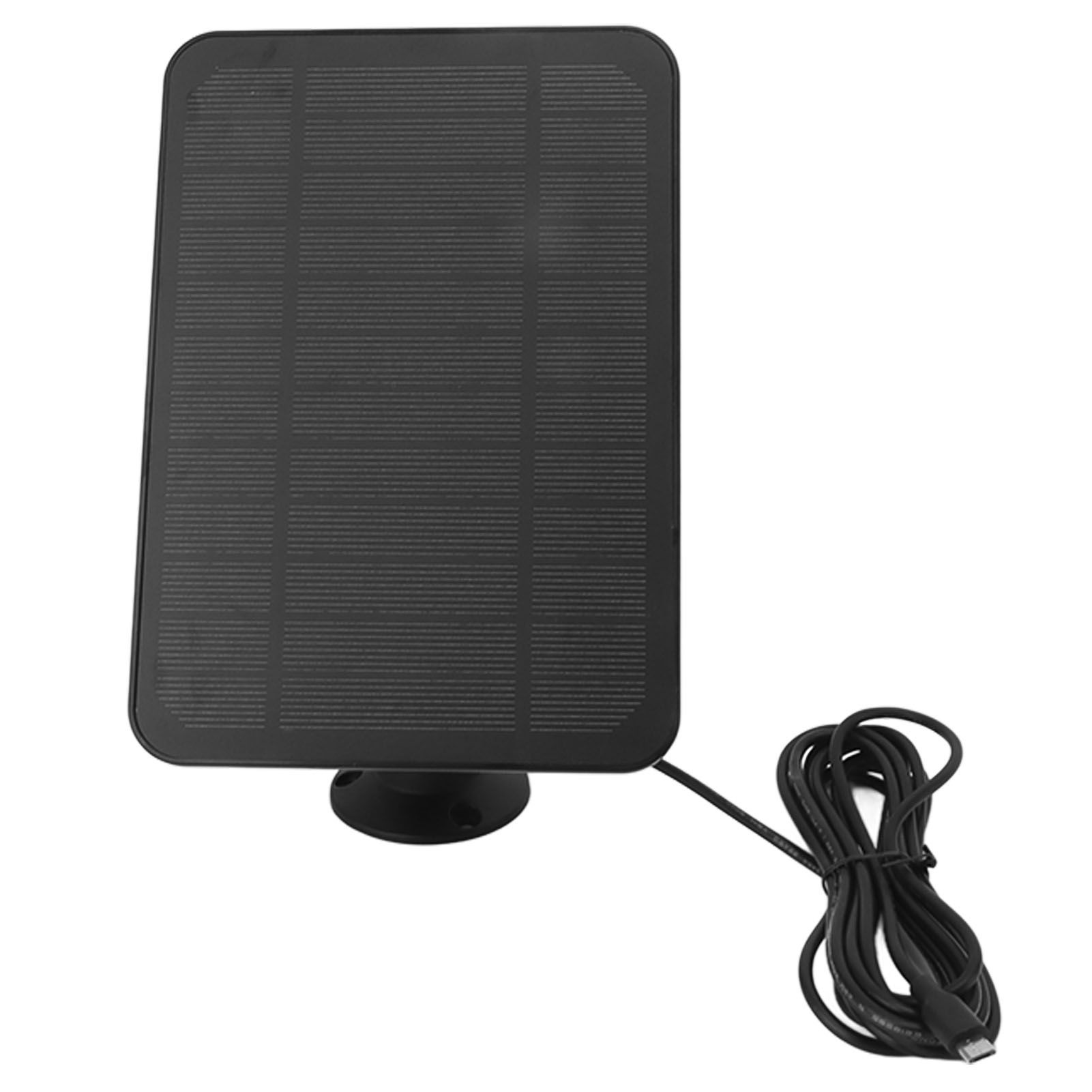 4W 5V Solar Panel for Arlo for Ring for Blink Security Camera IP65 Waterproof Solar Charger with 360 Degree Adjustable Bracket Black โ image 2