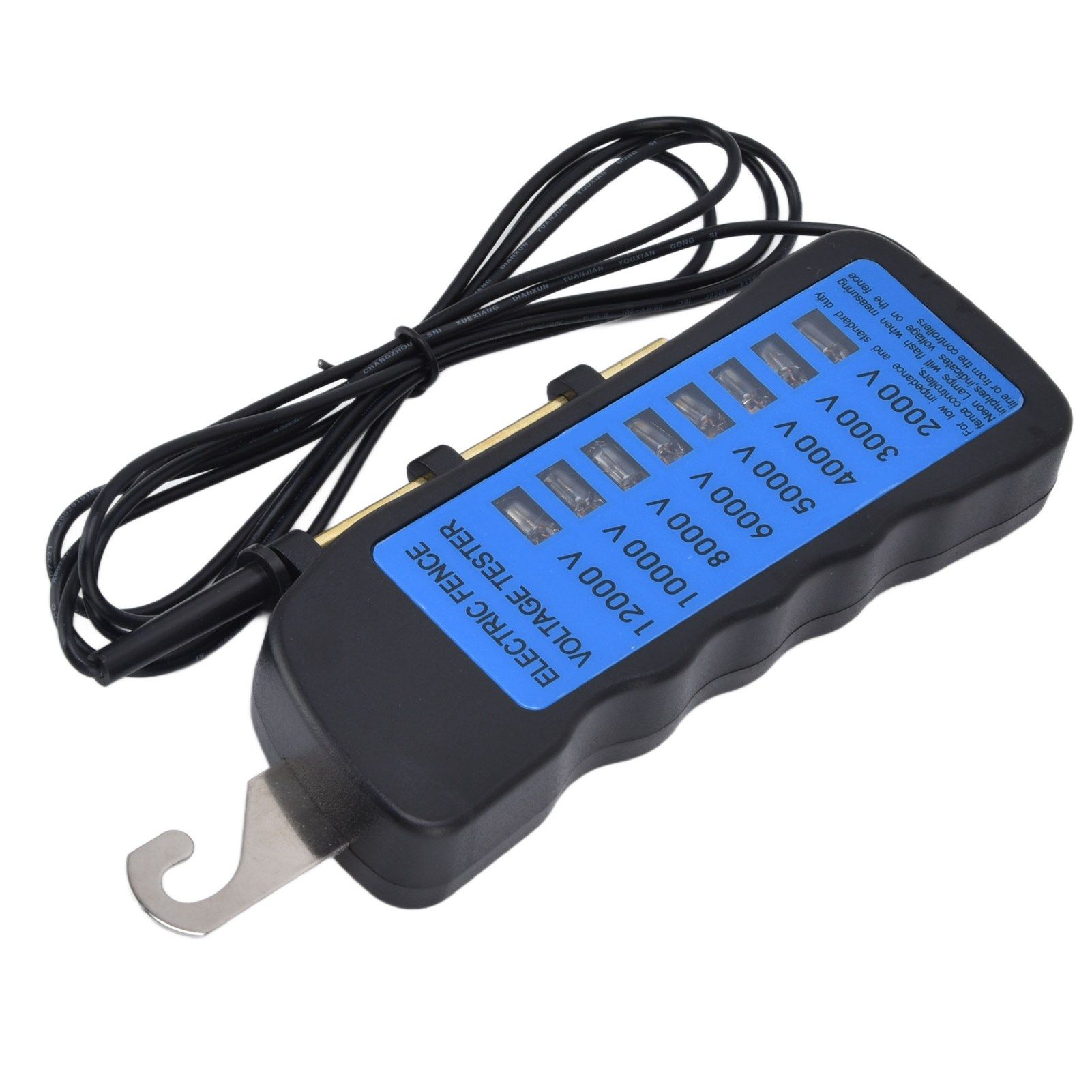 12KV Neon Fence Voltage Tester 2000 to 12000V 8 Neon Indicator Lights Waterproof Fence Tester for Farms โ image 2