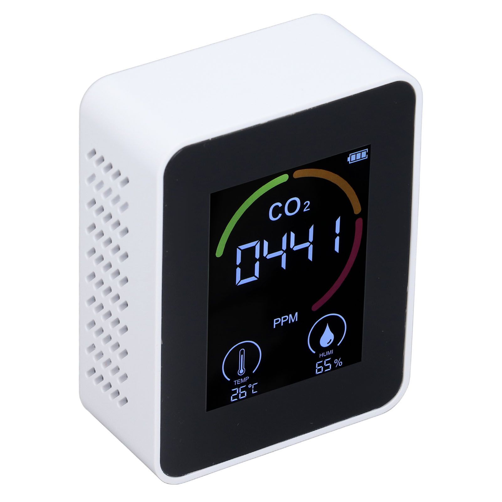 Digital Air Quality Monitor Carbon Dioxide Detector CO2 Tester Temperature Humidity Tester — image 3