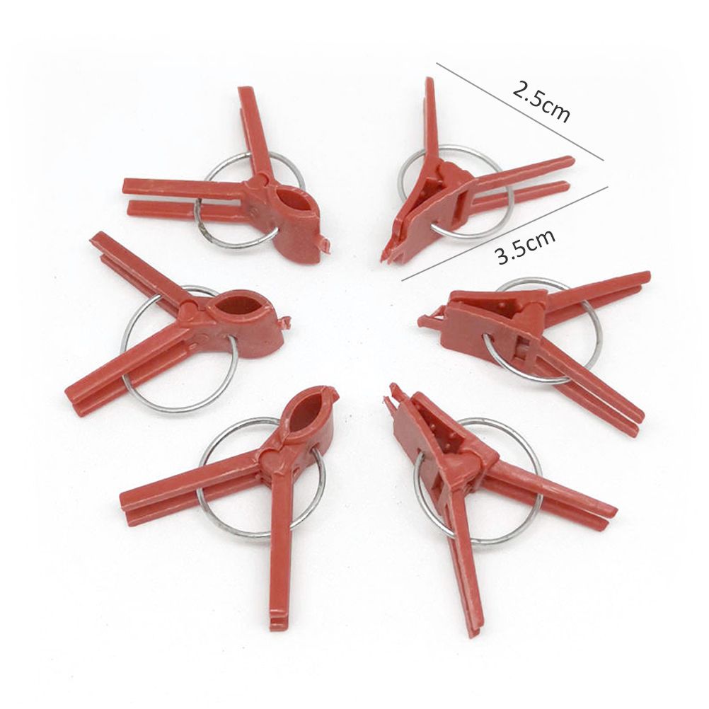 100PCS Plants Graft Clips Plastic Grafting Clips Practical Garden Plant Clips โ image 6