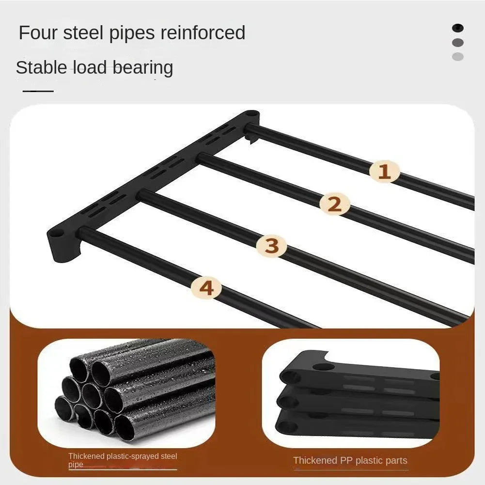 5-Layer Multi-Function Shoe Rack Space Saver โ image 3