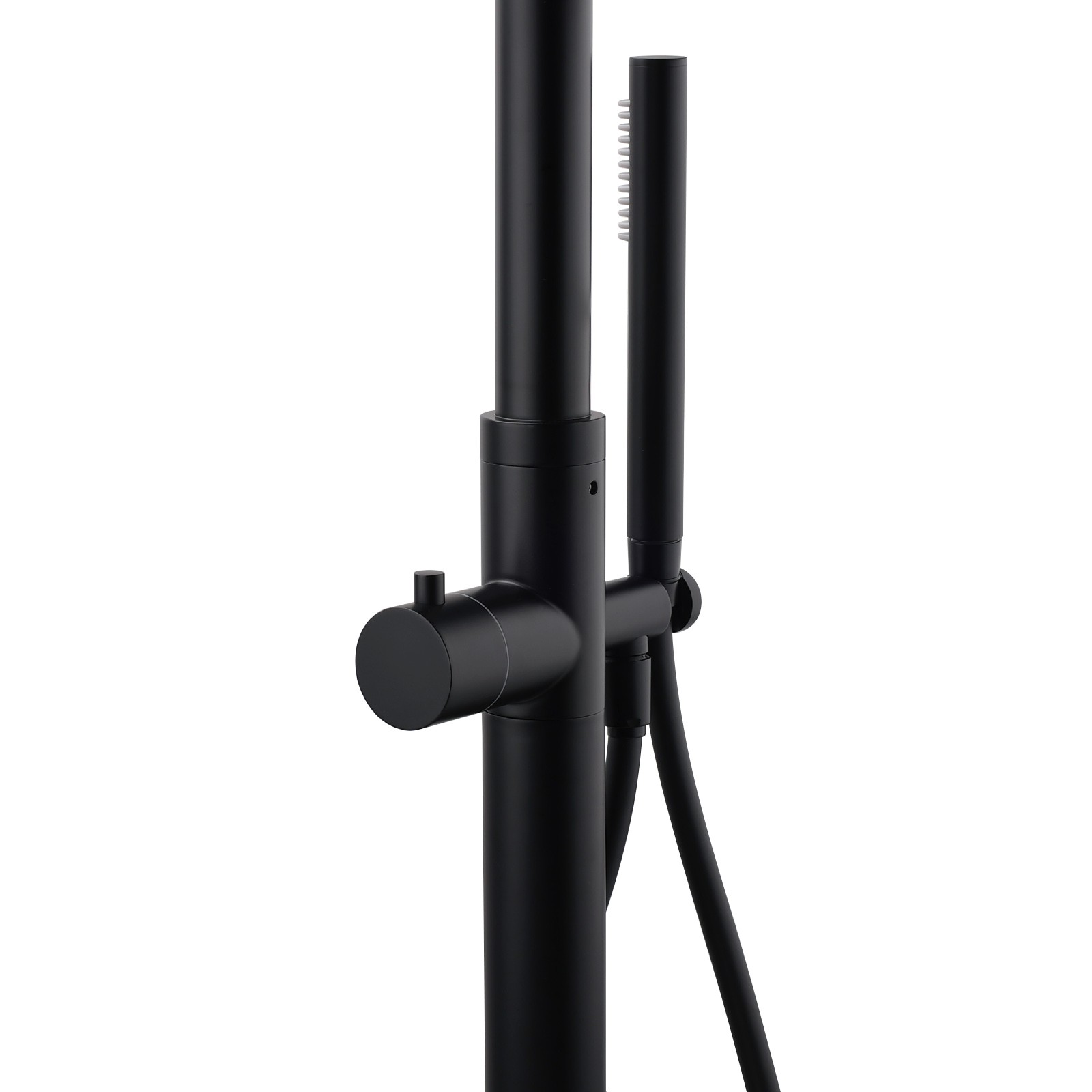 WELS Matte Black 316SUS Dual Shower Set Outdoor Bath System Rainfall 10" Head — image 4