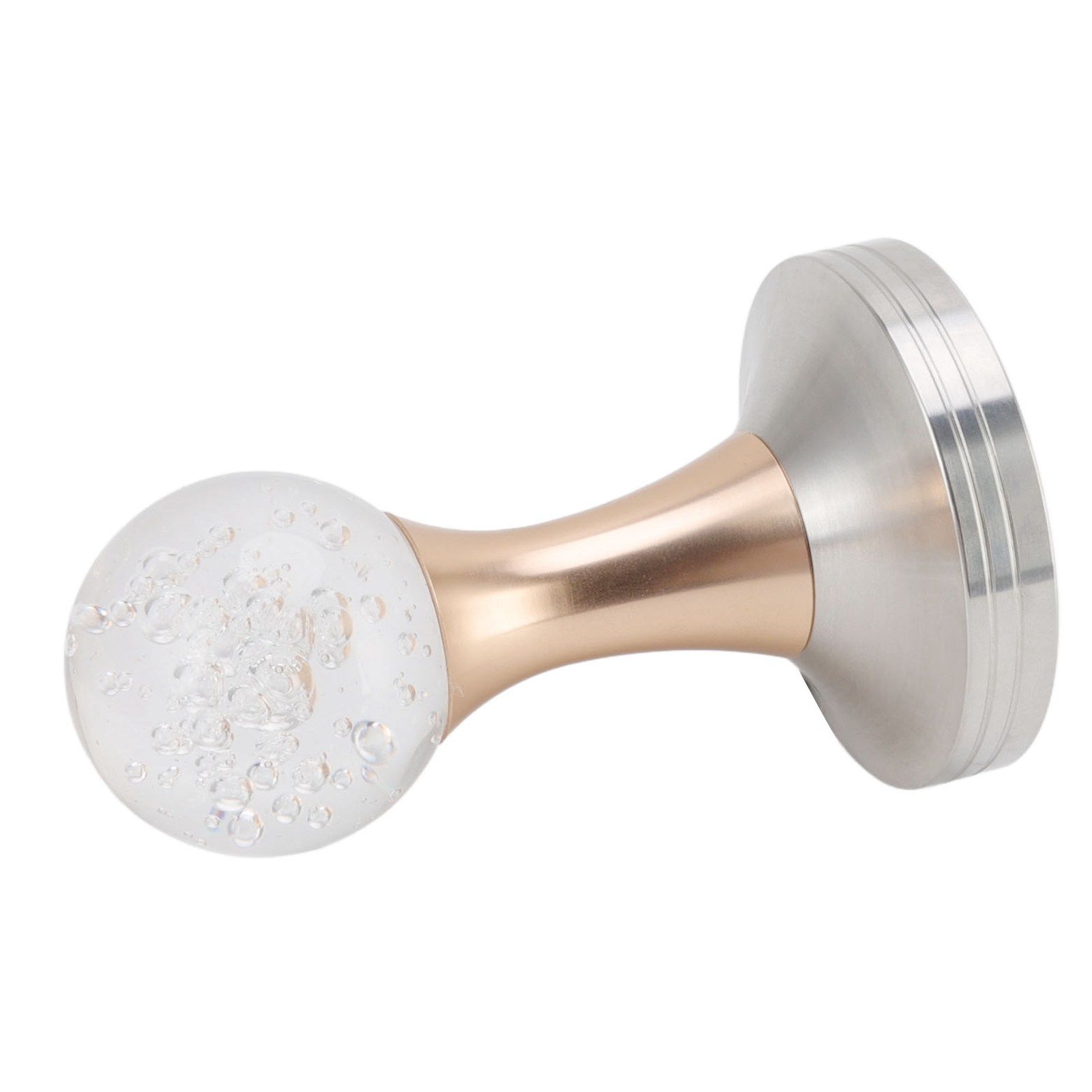 Crystal Ball Coffee Powder Tamper Stainless Steel Base Coffee Press Hammer for Kitchen Cafe Gold Pillar 53mm / 2.1in — image 4