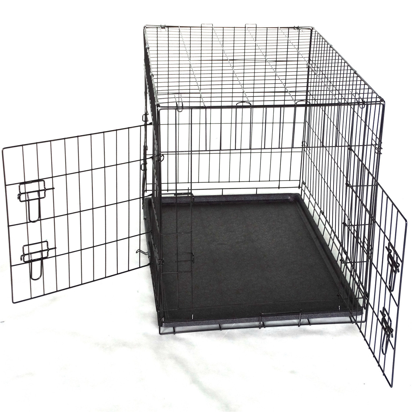 YES4PETS 36' Collapsible Metal Dog Cat Crate Cage Cat Carrier With Divider โ image 4