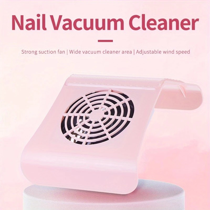 Nail Dust Collector: USB-Powered, Strong Suction, One-Touch Operation, Say Goodbye to Dust Troubles.PINK — image 4