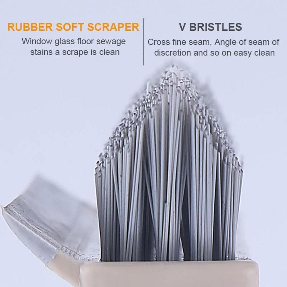 Floor Scrub Brush with Detachable Long Handle 120° Rotating Shower Floor Scrubber Household Cleaning Brush for Bathroom Kitchen — image 4