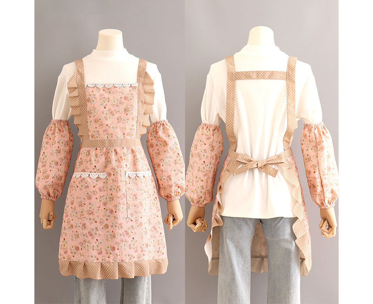 Cooking Apron - Layered Bib - Women's Pocketed โ image 5