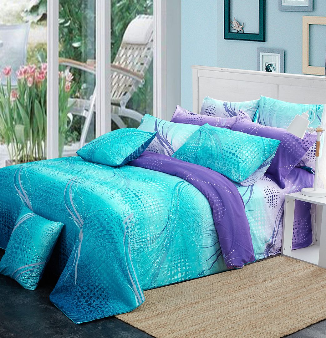 Vitara Super King Size Bed Quilt/Duvet Cover Set — image 3