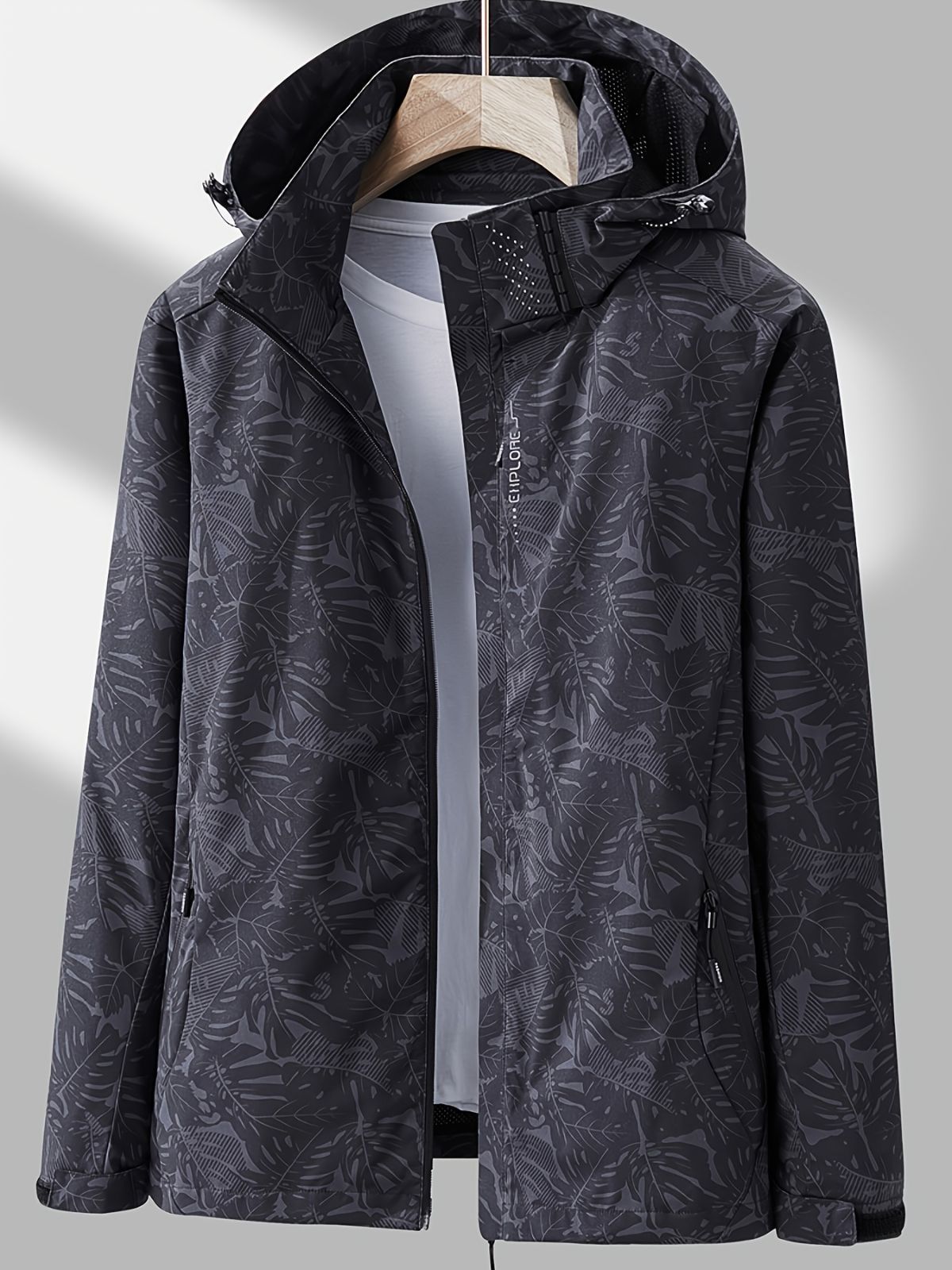 Plus Size Women'S Jacket Spring Autumn Outdoor Coat Detachable Hood Jacket - Green - Size S(AU S/EU46) โ image 5