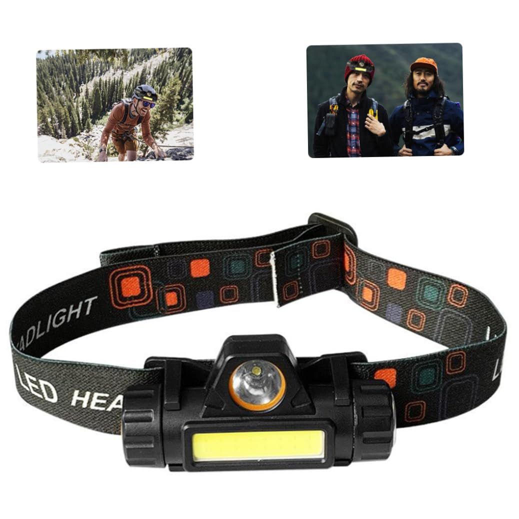 Small Lightweight Magnetic High Power Waterproof Head Lamp Headlight Torch USB Rechargeable Led Headlamp for Running โ image 4