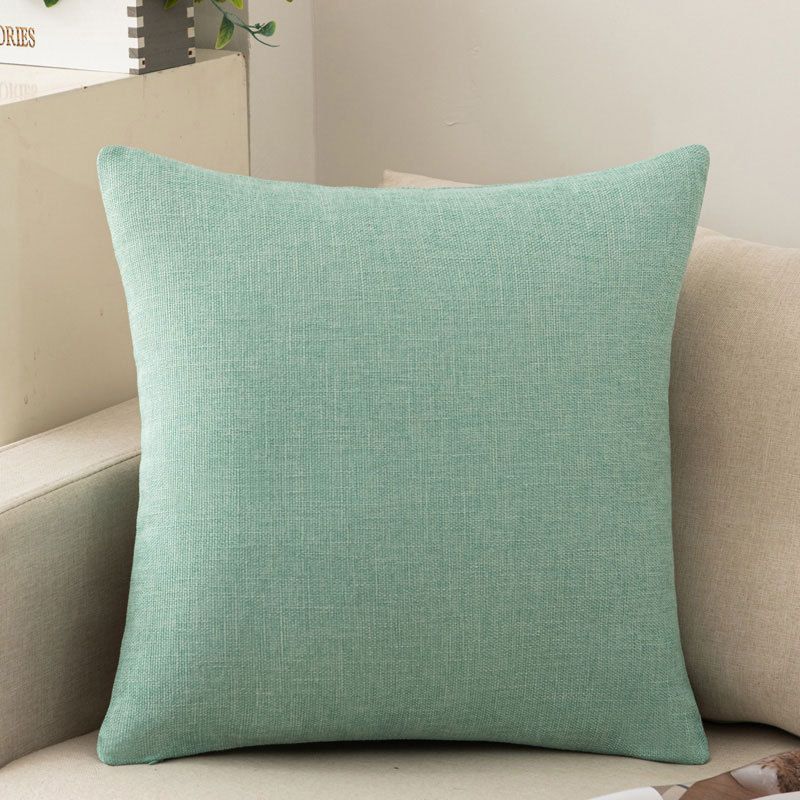 Shengdu Solid Color Polyester Pillow Case 40x40cm csmm light green 55*55cm single pillowcase