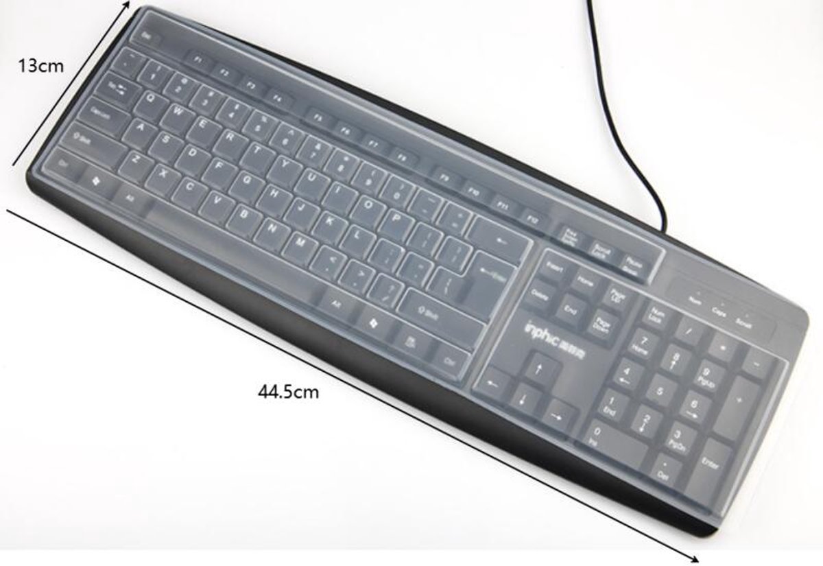 Keyboard Cover - Keyboard Protector - Silicone - Waterproof - Dust and Splashproof - Keyboard Protection - Cover - Dust Cover for Keyboard - For Keyboards โ image 5