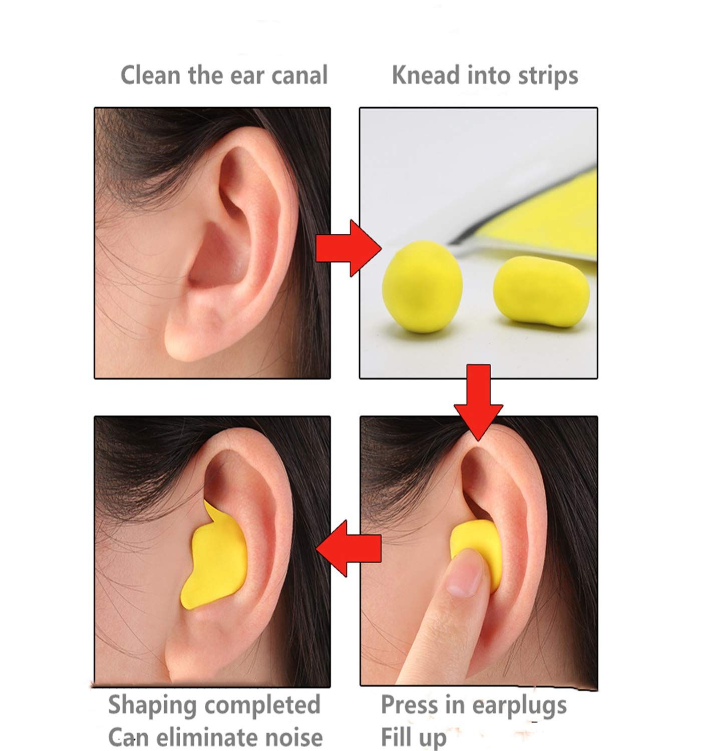 2pc Soft Moldable Silicone Putty Ear Plugs -Comfortable Small Earplugs for Swimming, Bathing, Travel, Loud Events and Flying — image 3