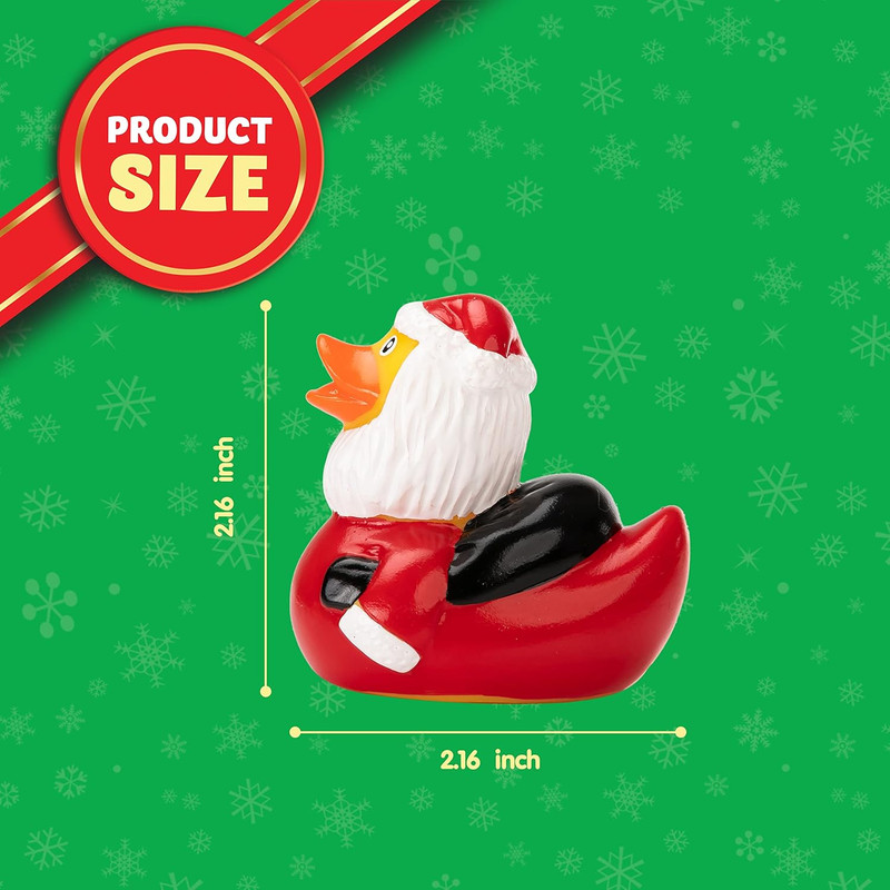 2025 Advent Calendar Christmas Ducks - 24pcs Rubber Duck Advent Calendar 24 Days of Christmas Countdown Toys for Christmas Gifts Party Favors Kids Toddlers — image 6
