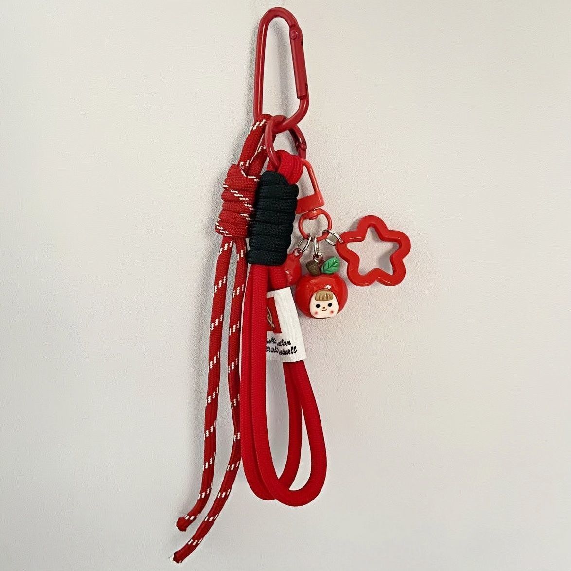 trendy rope keychain, colorful knotted rope, woven decorative lanyard, cute keychain charms, fashion accessories, Australian market, unique keychain, stylish โ image 5