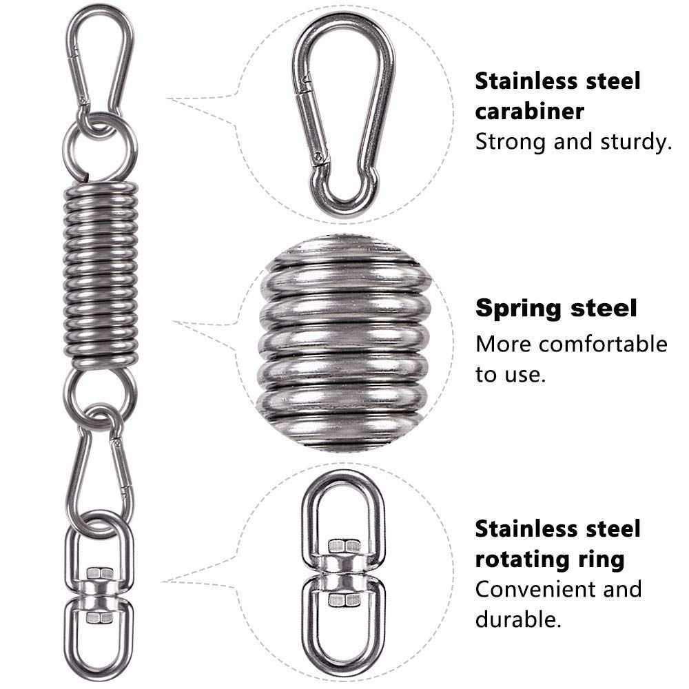 Hammock Chair Hanging Kit Swing Spring Hardware, Heavy Duty Suspension Swivel Hanger Hook for Punching Bags, Heavy Bag โ image 2