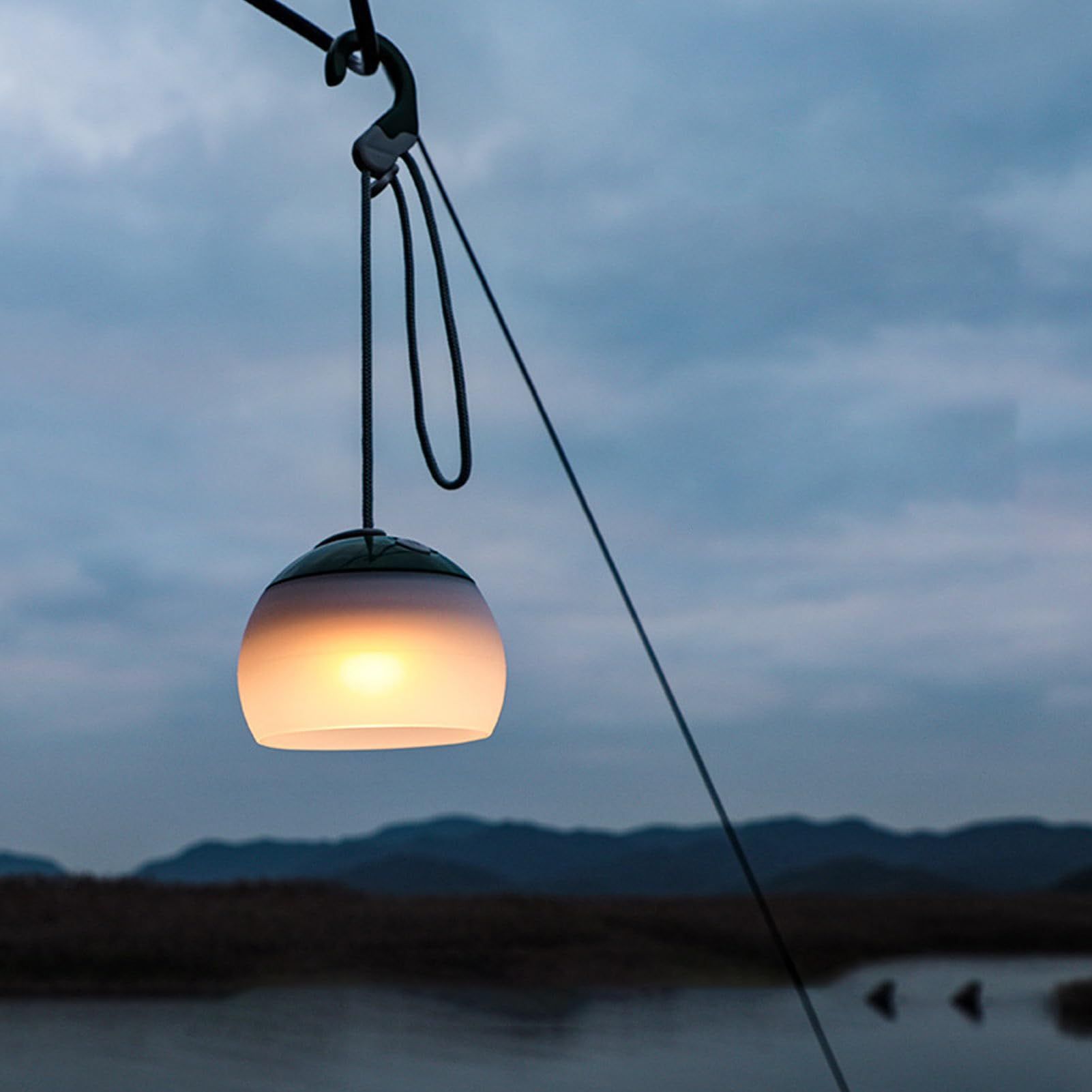 Camping Lantern, Retro Camping Torch Lamp, Length Adjustment Rechargeable Battery Camping Tent Decorative Lamp โ image 3