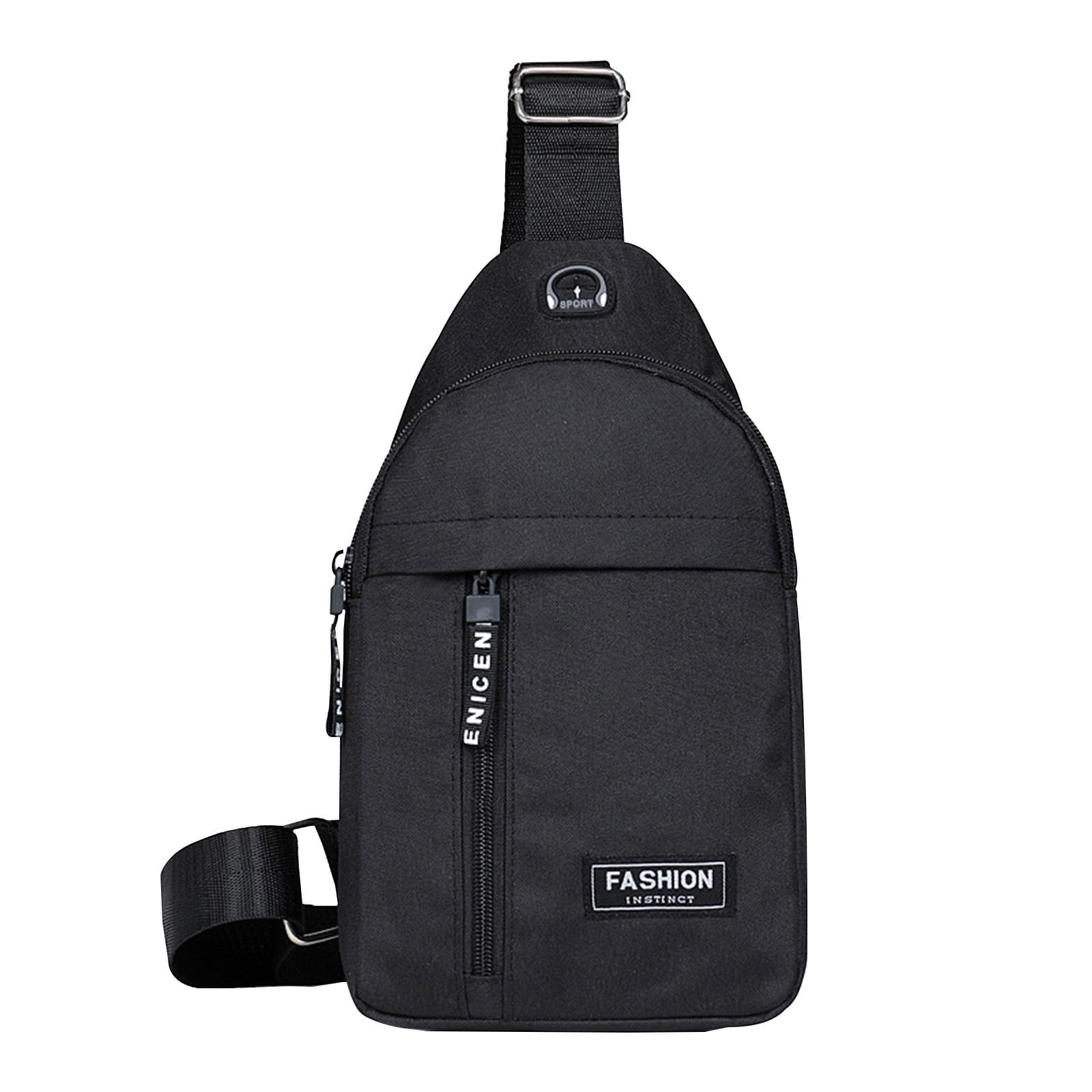 Sling Bag for Women, Crossbody Sling Backpack Small Sling Bag Multipurpose Crossbody Shoulder Bag Travel Hiking Backpack, Sling Bag for Men #2-Black — image 2