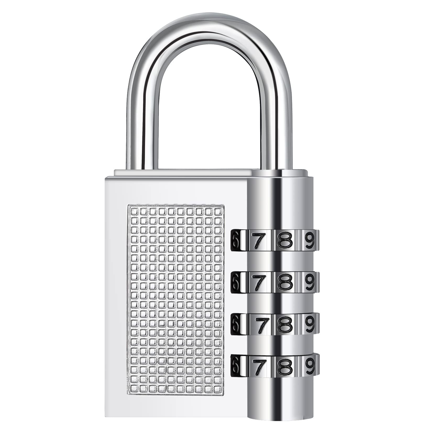 Locker Lock - 4 Digit Combination Lock for School Gym Locker, Sports Locker, Fence, Toolbox, Case, Outdoor, Fence