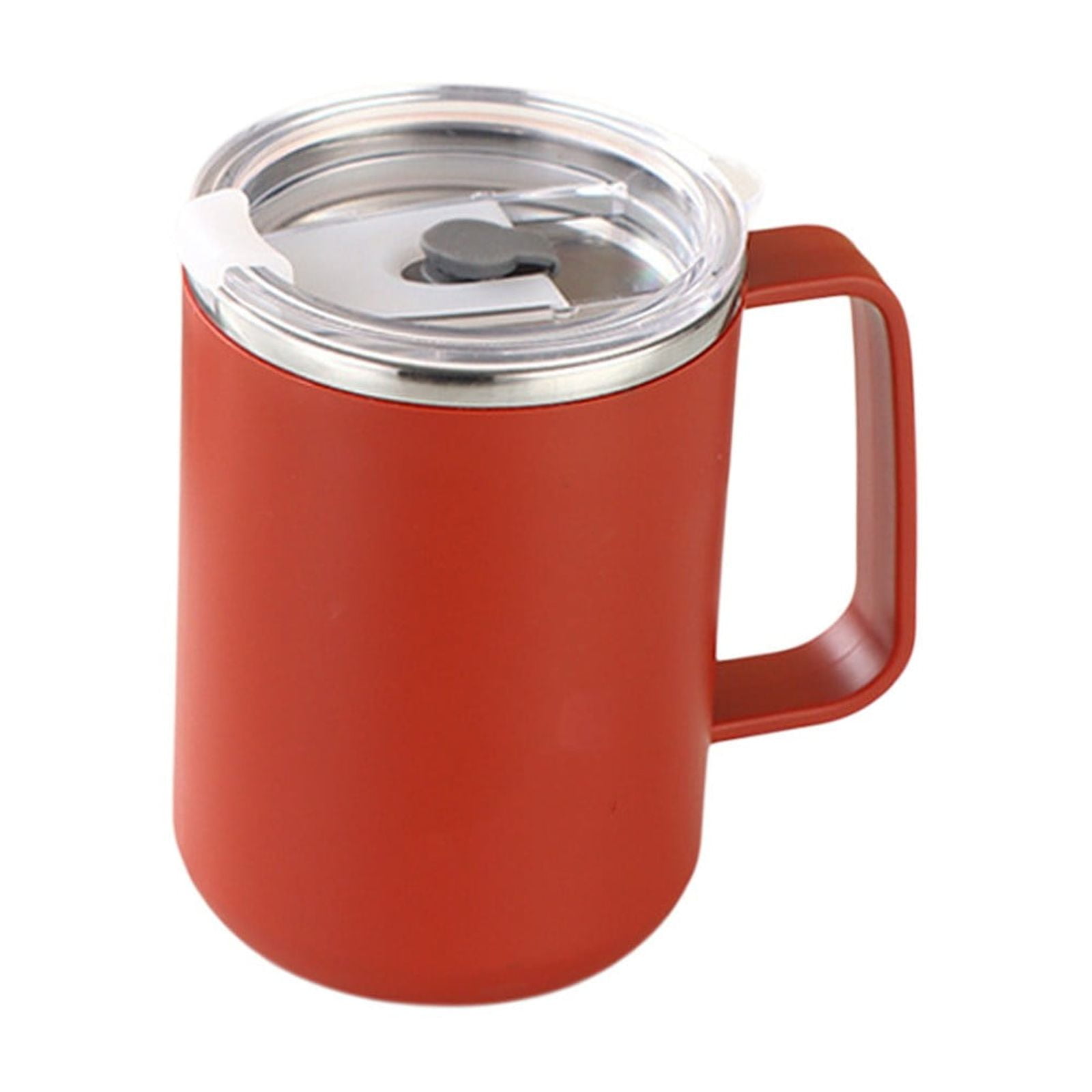 Insulated Coffee Mug, 20oz Stainless Steel Tumbler with Slider Lid Travel Coffee Cups with Handle for Camping Office Home,Y_#Red — image 2