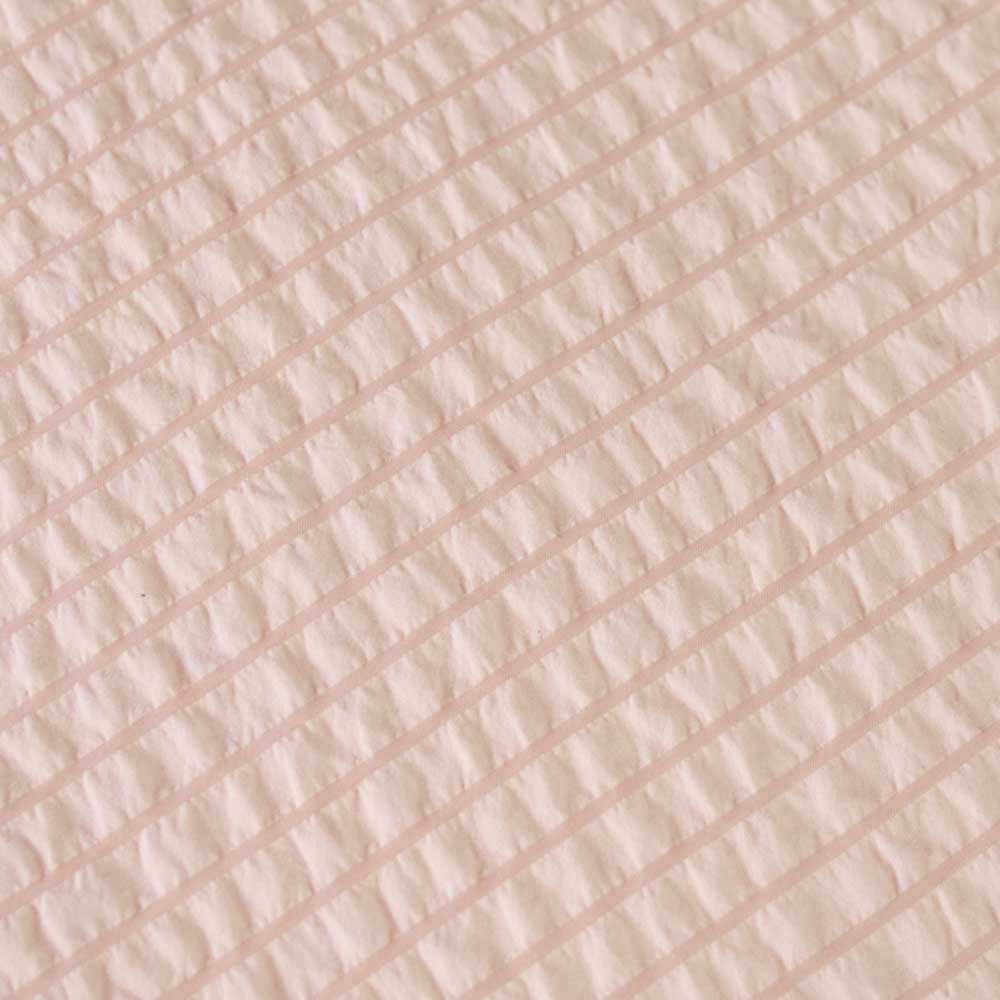 Ardor Ingrid Blush Seersucker Stripe Quilt Cover Set Queen — image 5
