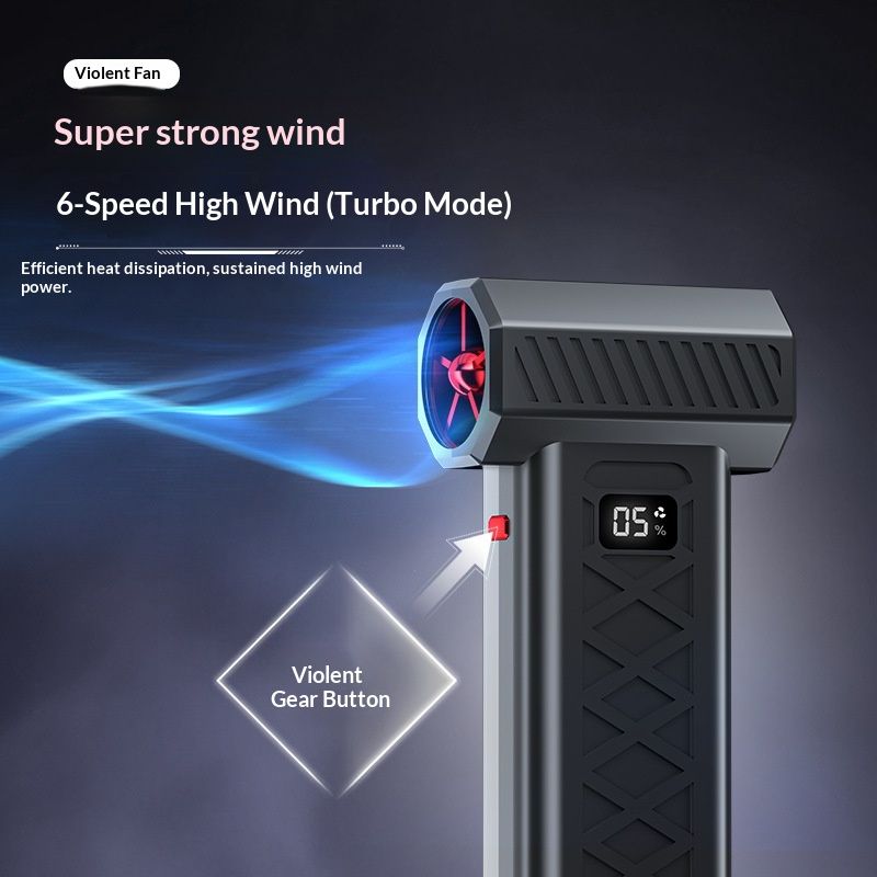 Electric Air Duster- Super Power Blower, 6-Gear Adjustable Mini Blower with Fast Charging, Rechargeable Dust Blower for Computer, Keyboard, Car, and Home โ image 4