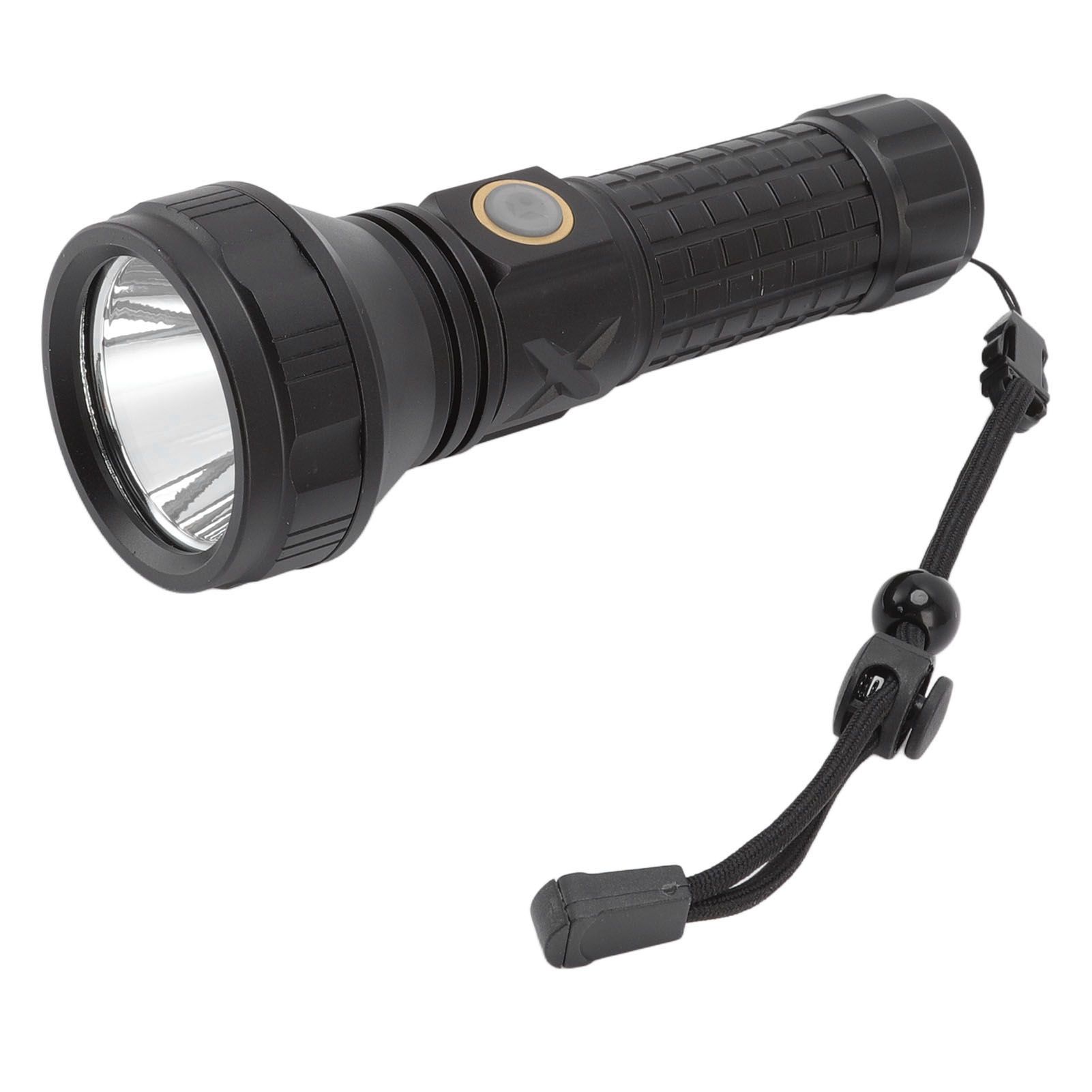 Flashlight Aluminum Alloy 8000lm Three Light Modes Waterproof Flashlight for Household Emergency Camping Hiking Traveling — image 2