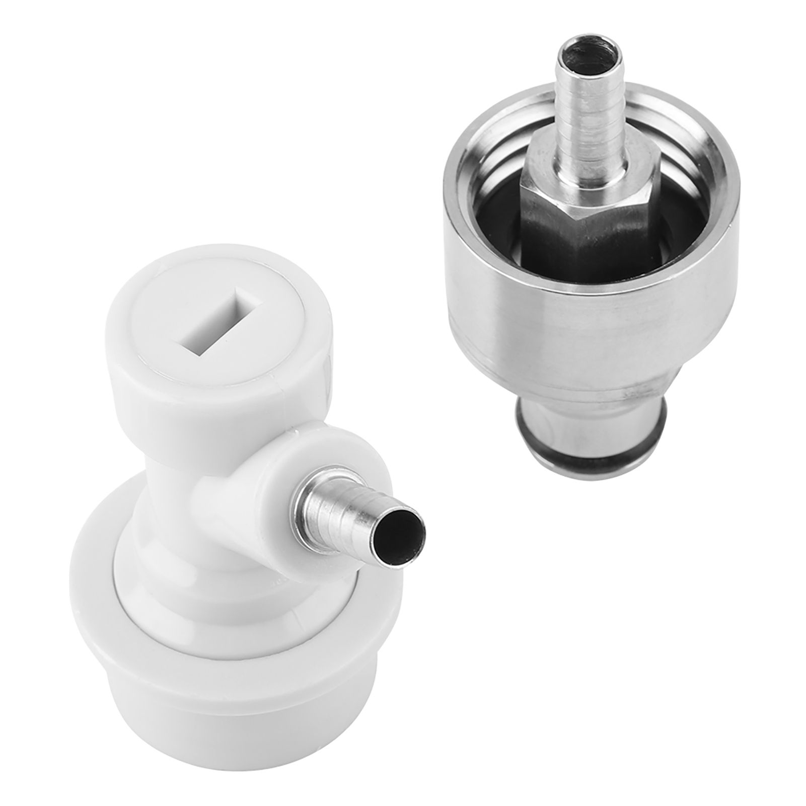 Homebrew Stainless Carbonation Cap Carbonator with Liquid Ball Lock Disconnect 1/4" Barb Hot β image 5
