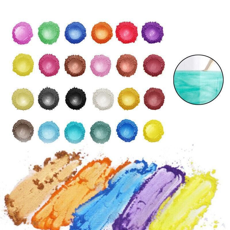 Mica Pigment Pearl Powder Resin Epoxy Premium Soaps Candle Bath Bomb Art Craft - Orange — image 5
