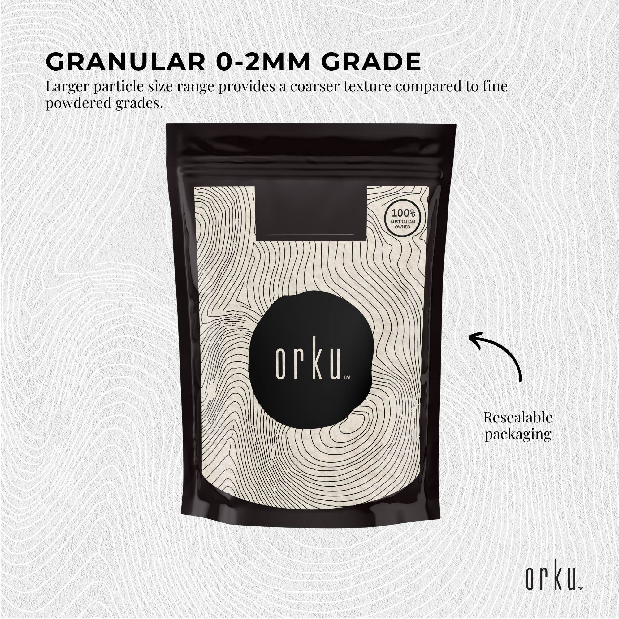 Orku 1Kg Diatomaceous Earth Garden 0-2mm Australian Fossil Shell Flour β image 3
