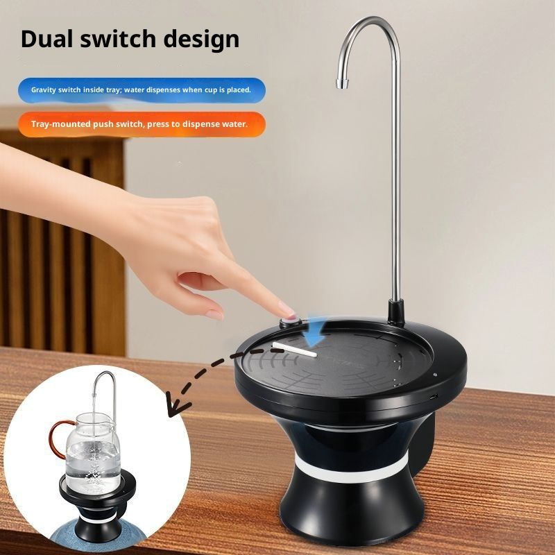 Drinking Water Dispenser Pump, Automatic Electric Drinking Water Bottle Pump USB Rechargeable with 2 Switch Control, Stable and Portable for Home, Kitchen — image 4