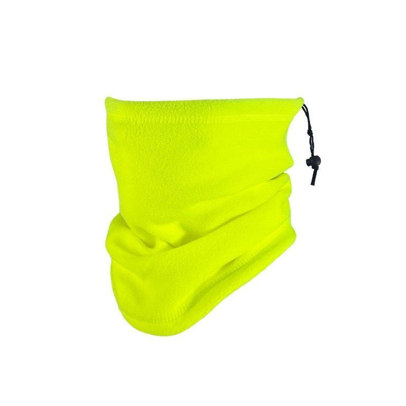 High Vis Ski Bundle Fleece Drawstring Neck Gaiters 2 Pcs, Fluorescent Green, Outdoor Safety Wear ā image 2