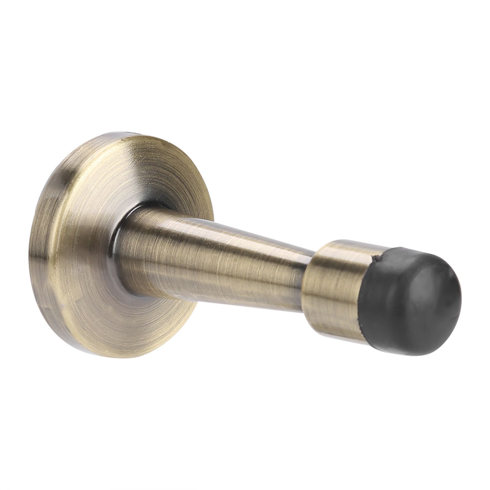 Zinc Alloy Rubber Anti Collision Door Stopper Holder Home Hotel Office Accessory (Bronze) โ image 3