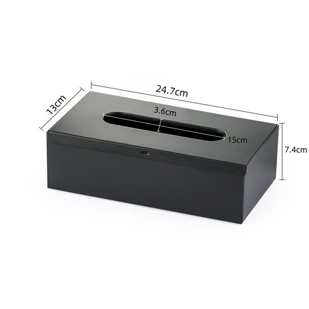Tissue Box Cover, Rectangular Facial Tissue Holder with Bottom, Decorative Storage Organizer Box for Bathroom Vanity, Countertops, Dressers, Night Stand โ image 4