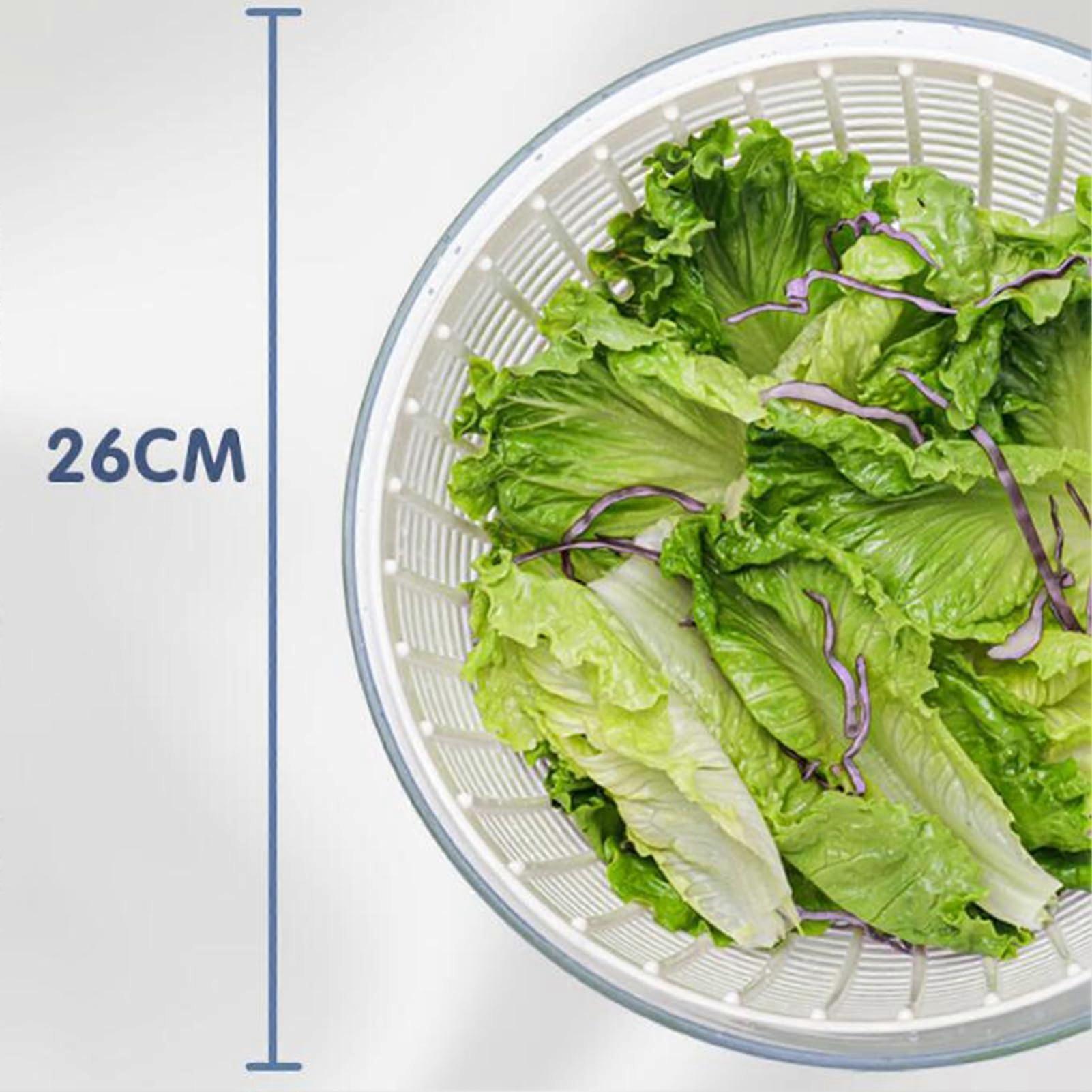 6L Salad Spinner with One-Hand Pump, Lettuce & Fruit Washer Dryer โ image 3