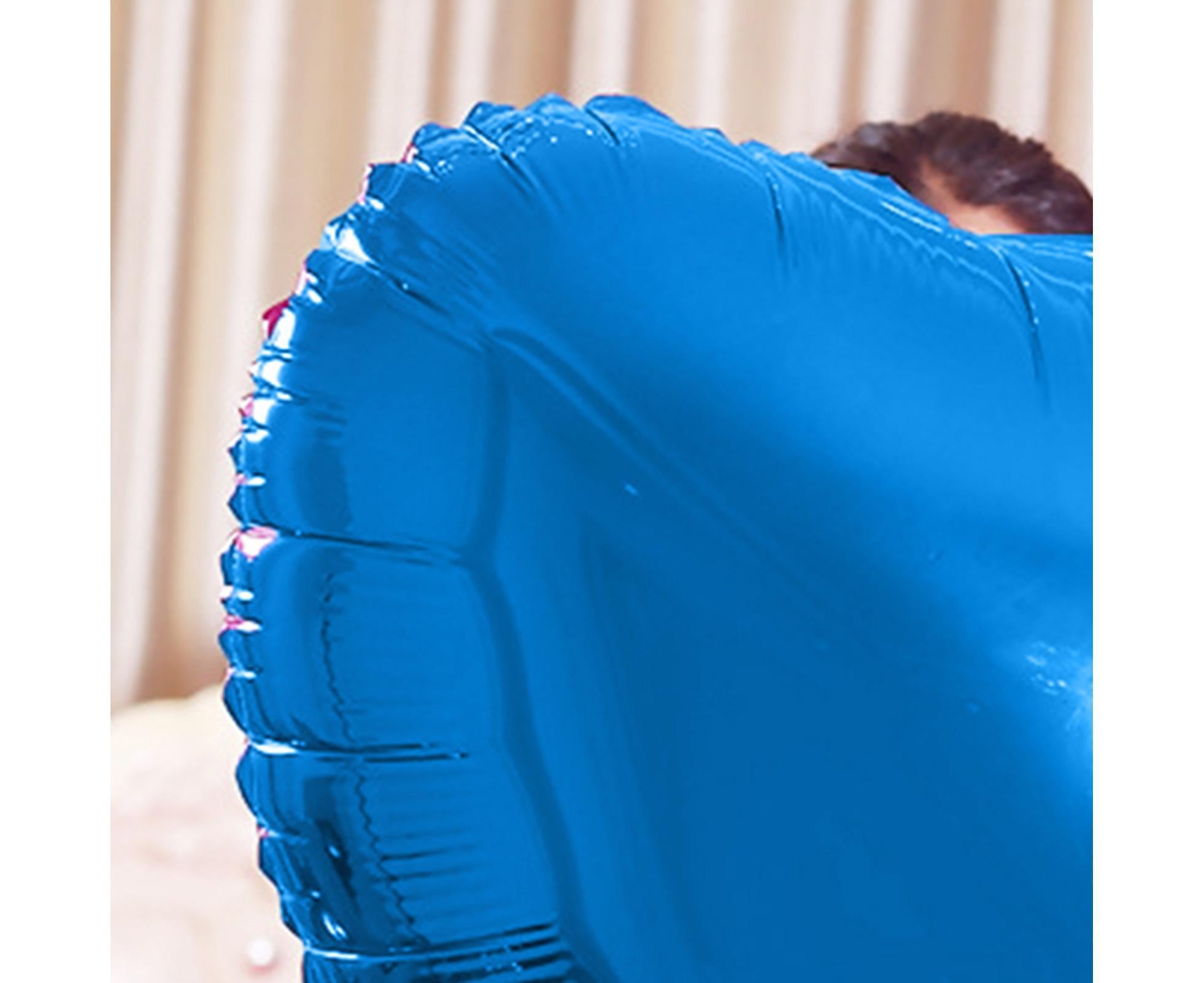 36 Inches Party Balloon Festive Convenient Aluminum Film Valentines Day Wedding Oversized Love Heart Balloon Decoration for Festival - Blue โ image 4