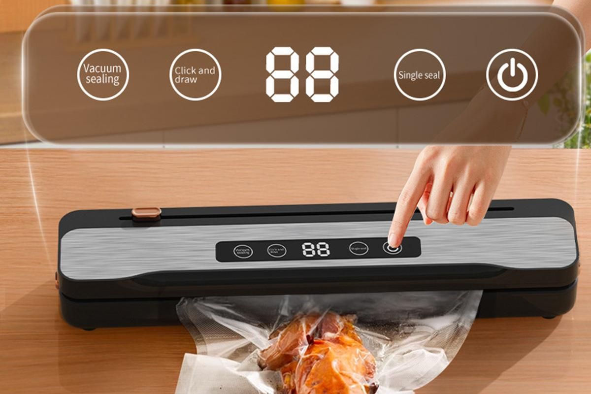 Wet And Dry Dual Use Food Vacuum Sealer Machine With Cutter Device — image 6