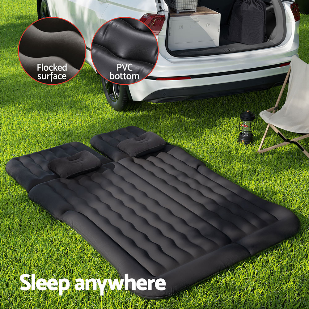 Weisshorn Car Mattress 175x130 Inflatable SUV Back Seat Camping Bed Black โ image 6