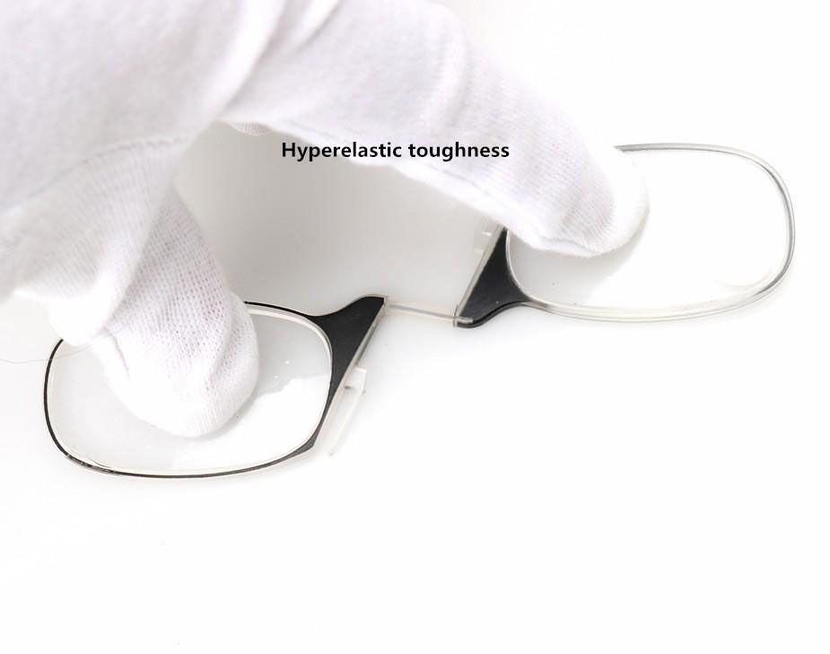 Nose Clip Reading Glasses No Legs Mini Portable Presbyopic Glasses With Sticky Phone Case Ultra Light PC Lens Readers +2.50 โ image 3