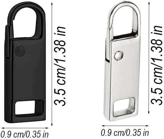 Reserve zips - 12-pack metal zips - removable - suitable for purses - clothing - jeans - suitcases - luggage — image 2