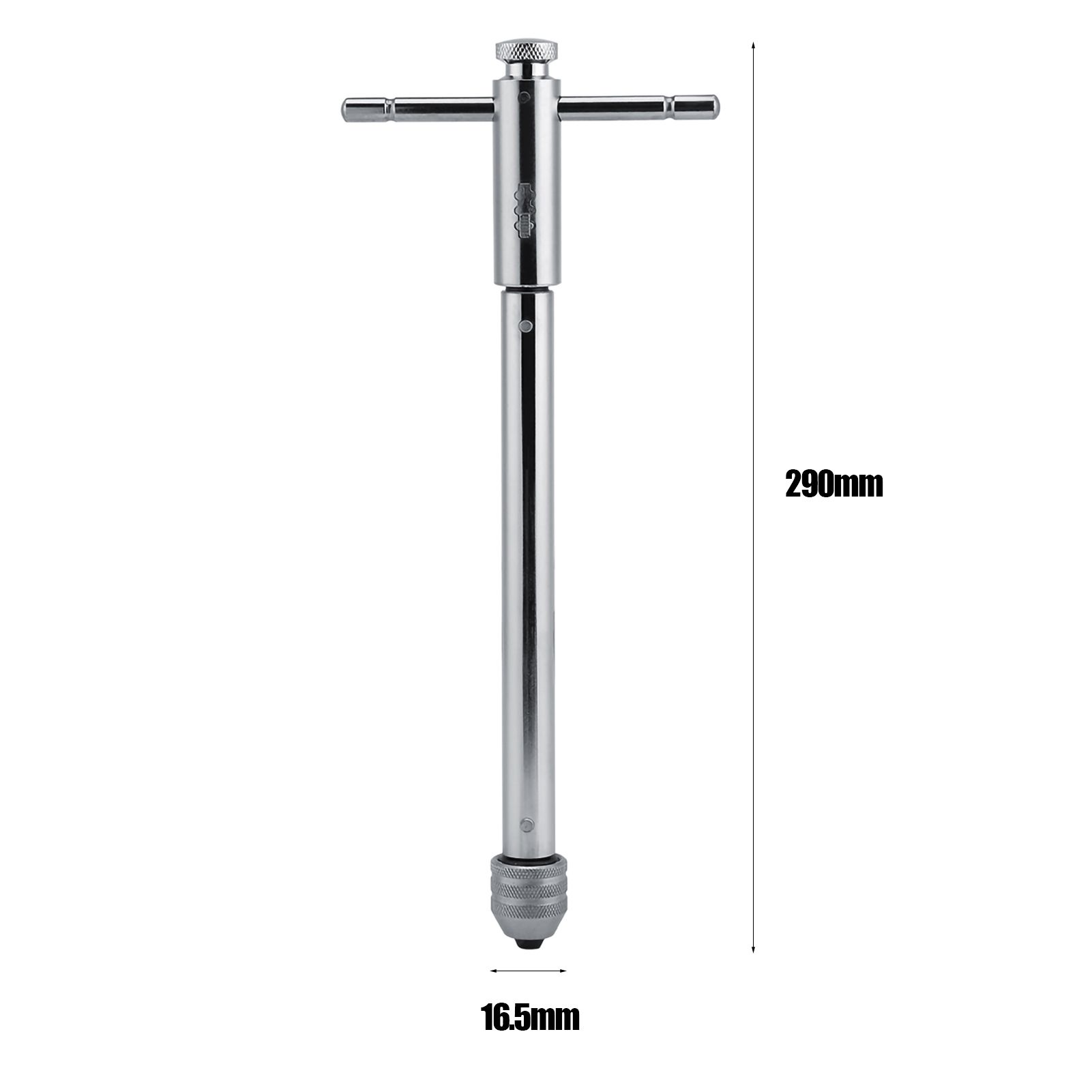 Adjustable T Bar Handle Ratchet Tap Wrench M3 M8 & M5 M12 For Tap & Die Set (M5 M12 Long) — image 4
