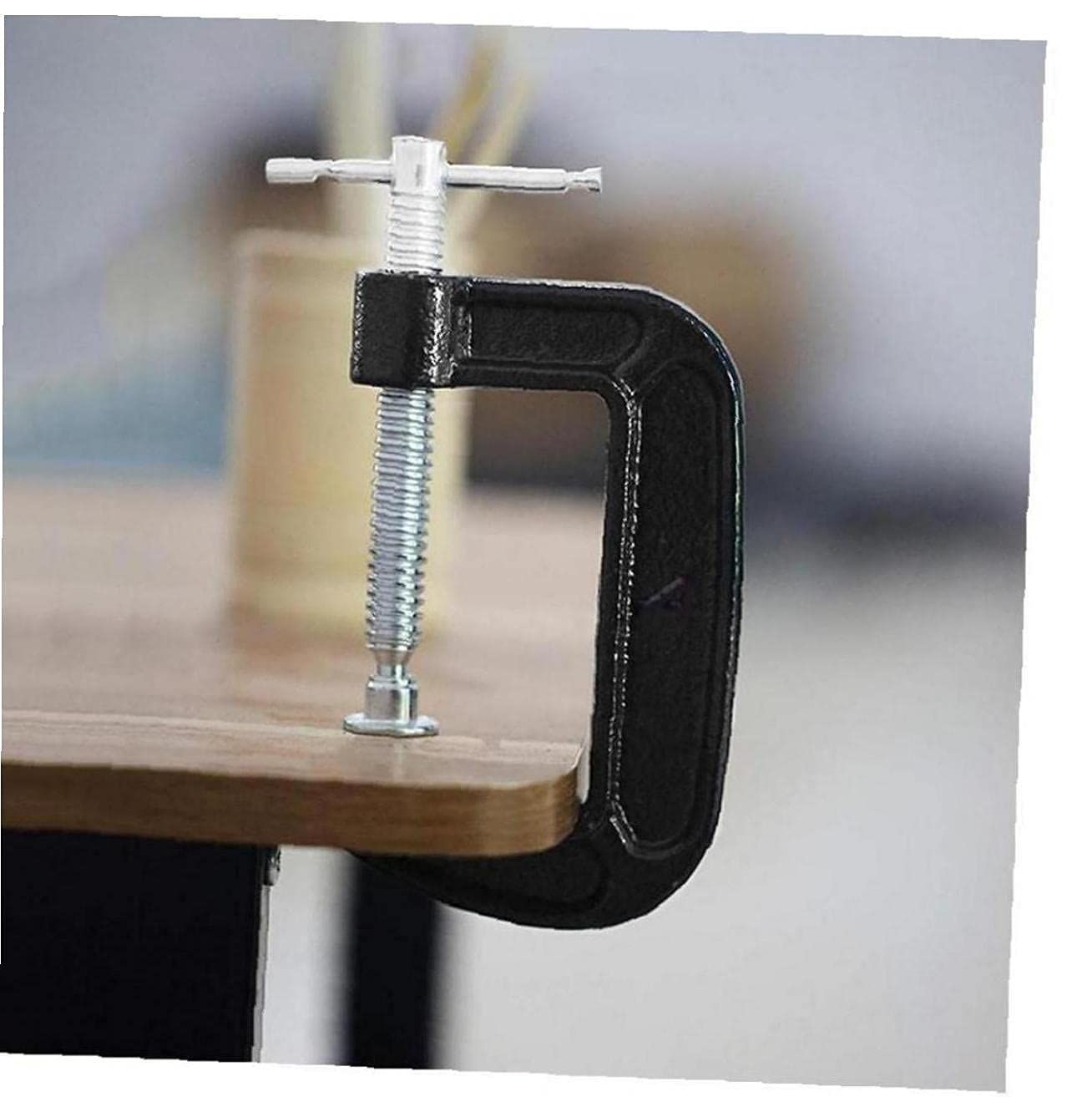 3 Inch C-Clamp Set, Heavy Duty Steel C Clamp Industrial Strength C Clamps for Woodworking, Welding, and Building(2PCs) — image 5