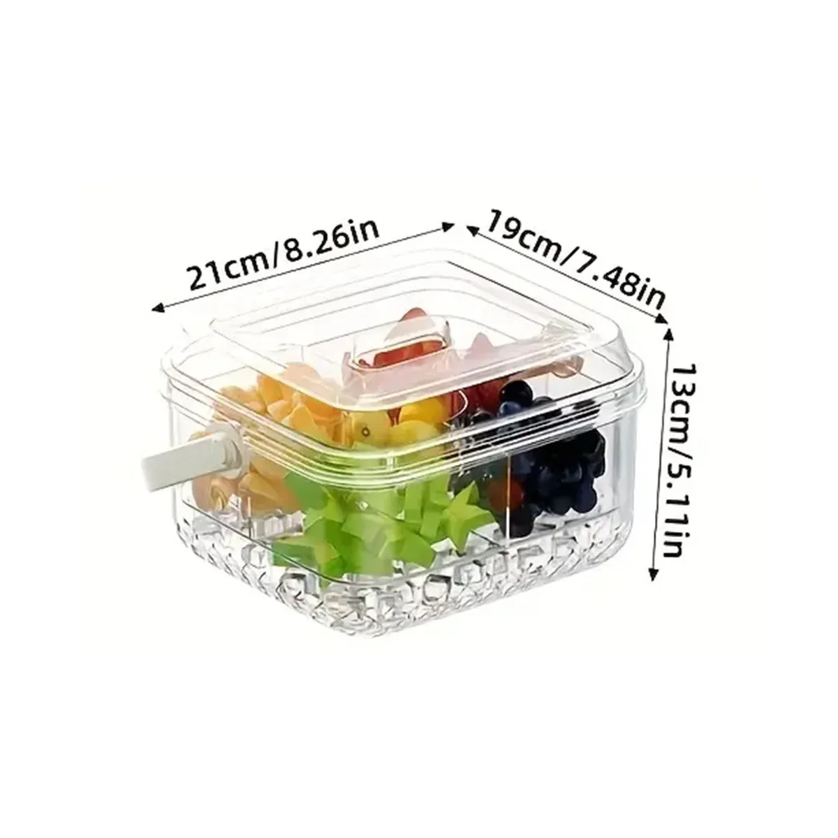 Portable Food Storage Box Large Capacity Lunch Container for Camping Picnic Use โ image 3