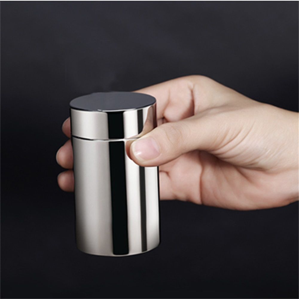 Mini Stainless Steel Tea Can Tea Storage Containers Vacuum Seal Portable for Travel, Kitchen Cup for Coffee Sugar Seasoning Storage — image 3