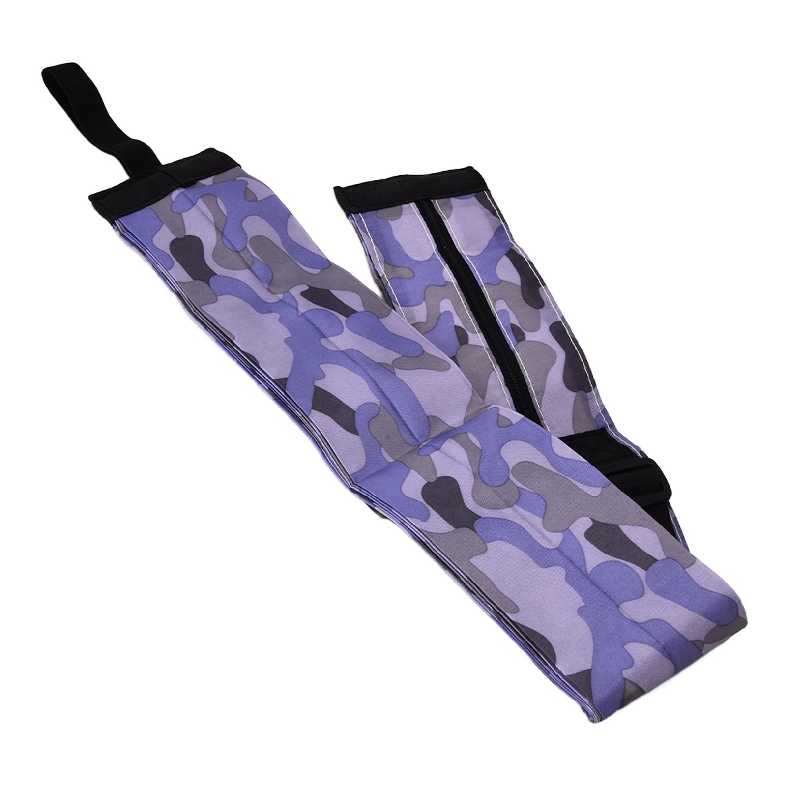 High Capacity Storage Bag Travel Single Shoulder Waterproof Shopping Bag Portable Folding Storage BagPurple Camouflage โ image 5