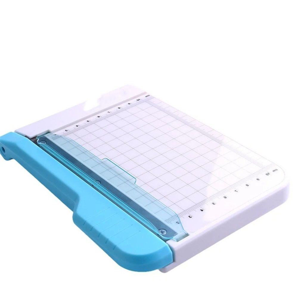 Paper Cutter Mini Paper Trimmer Guillotine Cutter 6 Inch Grid Line Panel Scale Paper Cutter for Craft Paper Photos Cards Scrapbooking Office Home