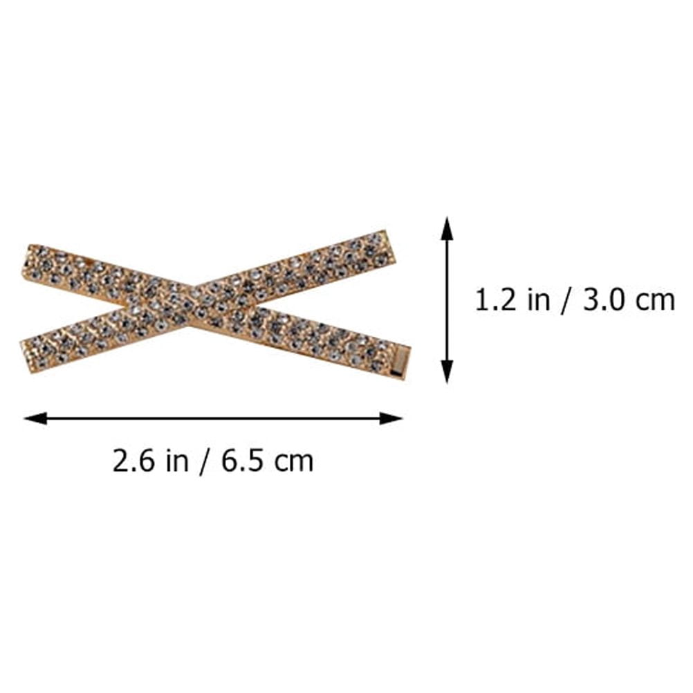 5-Pack Rhinestone Hair Barrettes Small Sparkling Hair Clips for Women Daily Wear and Stylish Accessories — image 5
