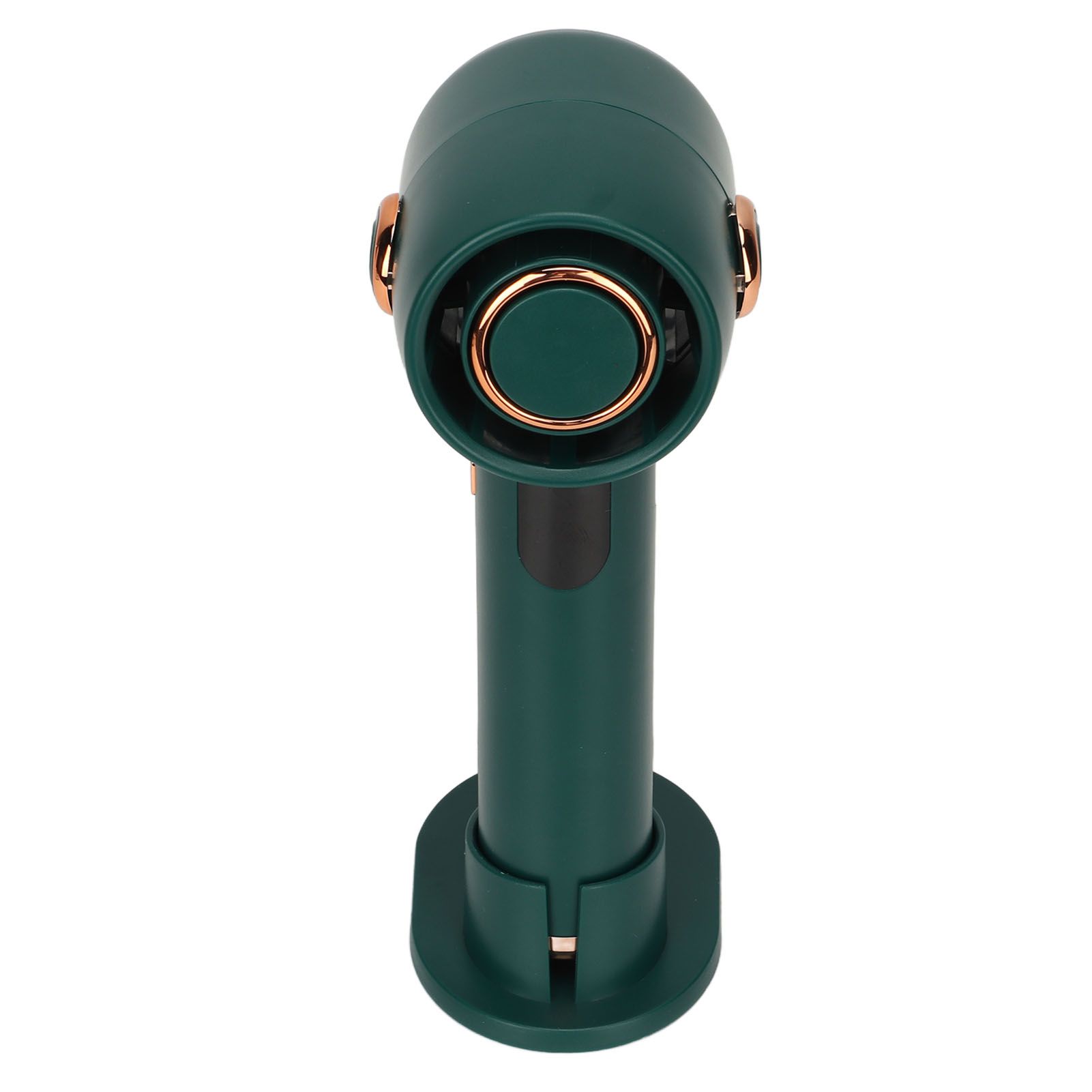 Smart Digital Display Handheld Fan Leafless Silent Small Turbine Fan Pocket Portable USB Electric Fan for Desktop Green — image 4